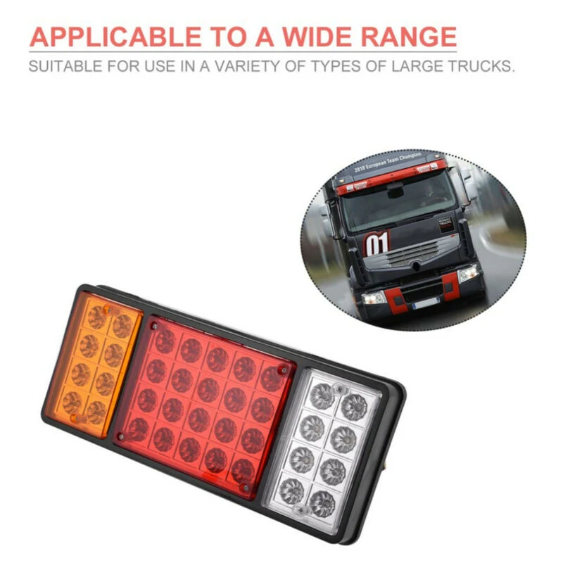 Внешний светодиодный индикатор автомобиля 12 В постоянного тока 2 шт. сзади 32x14 см