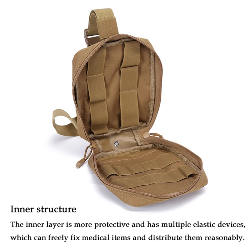 Небольшая тактическая аптечка для выживания EDC Molle сумка emt медицинская сумка многофункциональные спортивные карманы ZX00