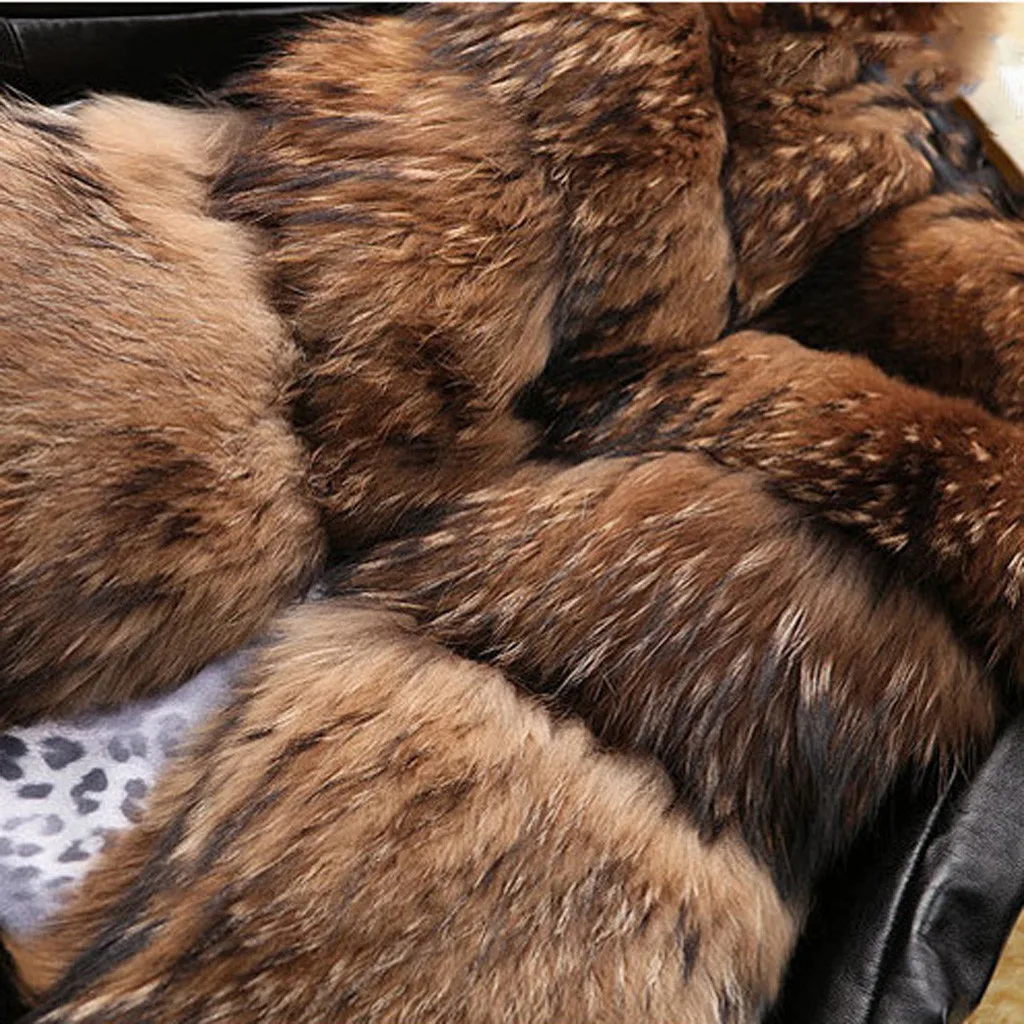 Модное осенне-зимнее пальто, Теплый Женский жилет из искусственного лисьего меха, Высококачественная куртка Colete Feminino размера плюс 3xl#3