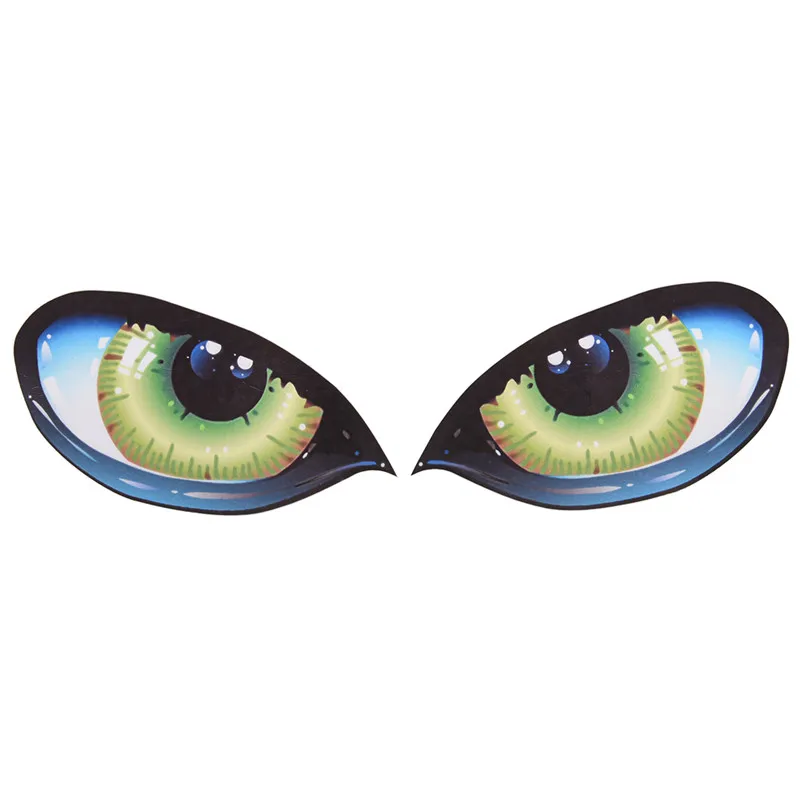 

Waterproof Mysterious Cat Eyes Green Evil Window Color Car-Sticker and Decals for Car Window Car Accessories Interior PVC12*7cm
