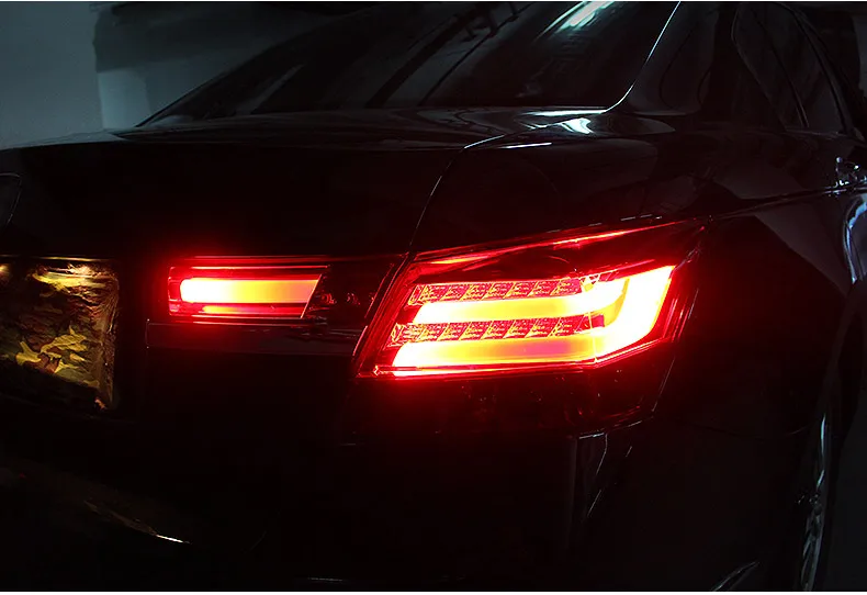 Задний фонарь для автомобиля Honda Accord 2008-2012 accord mk8 задние фонари светодиодные противотуманные фары DRL дневные ходовые огни тюнинг автомобильные аксессуары