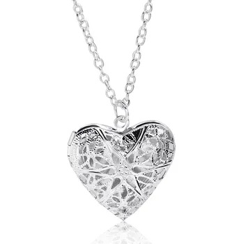 

FDLK Elegant Fashion Silver Color Jewelry Charm Women Noble Heart Pendant Necklace Wholesale