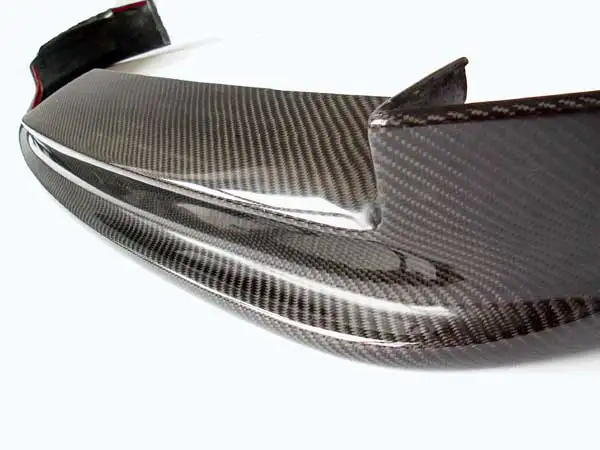 3D TYPE real CARBON FRONT BUMPER LIP SPOILER for BMW E90 3-series M-TECH FRONT BUMPER