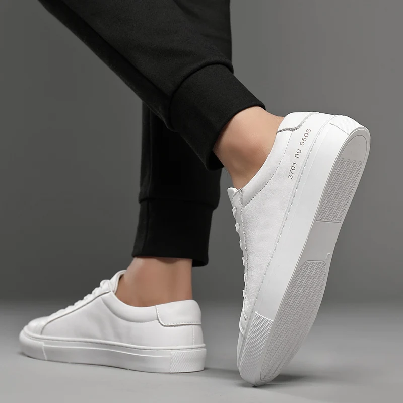 Casual Shoes Leather Men Spring Summer Fashion Sneakers Non-slip