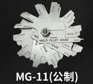 

MG-11 Type Welding Feet Ruler Measuring Scale Metric Paragraph