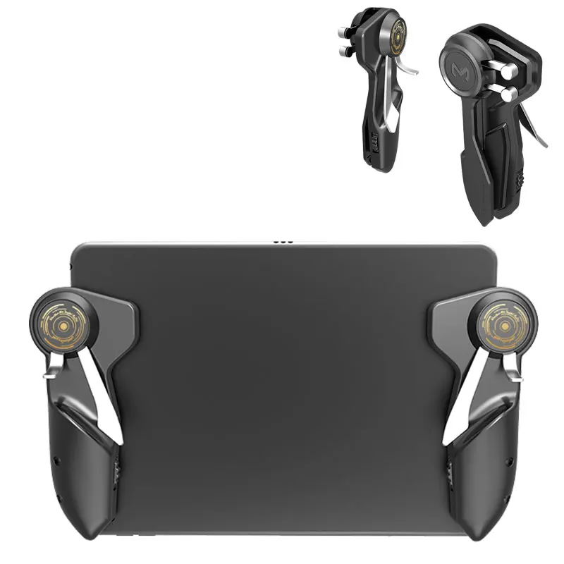  Ipad Trigger PUBG Game Controller Six Finger L1R1 Fire Aim Button Gamepad Joystick For Tablet Smart
