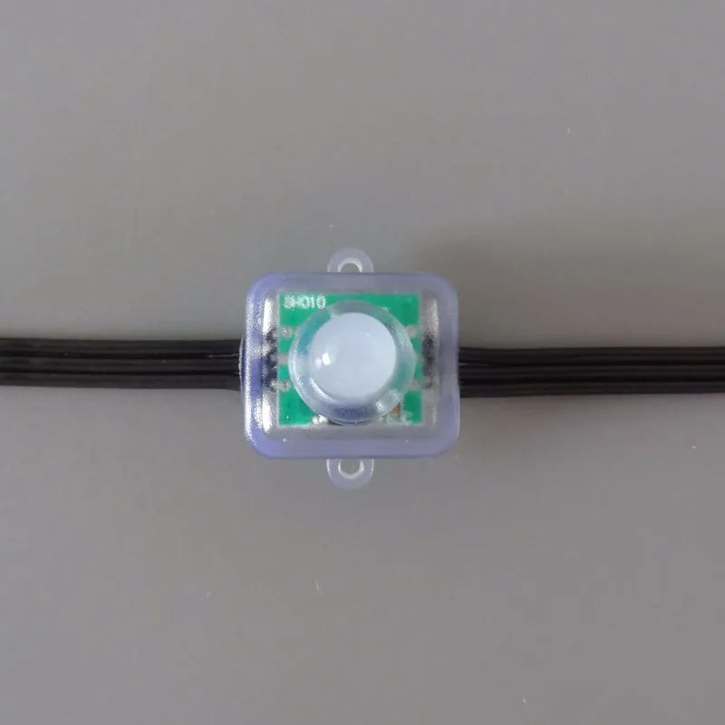 50 шт./компл. квадратный пиксельный узел WS2811 RGB led smart pixel DC5V адресуемый 12 мм