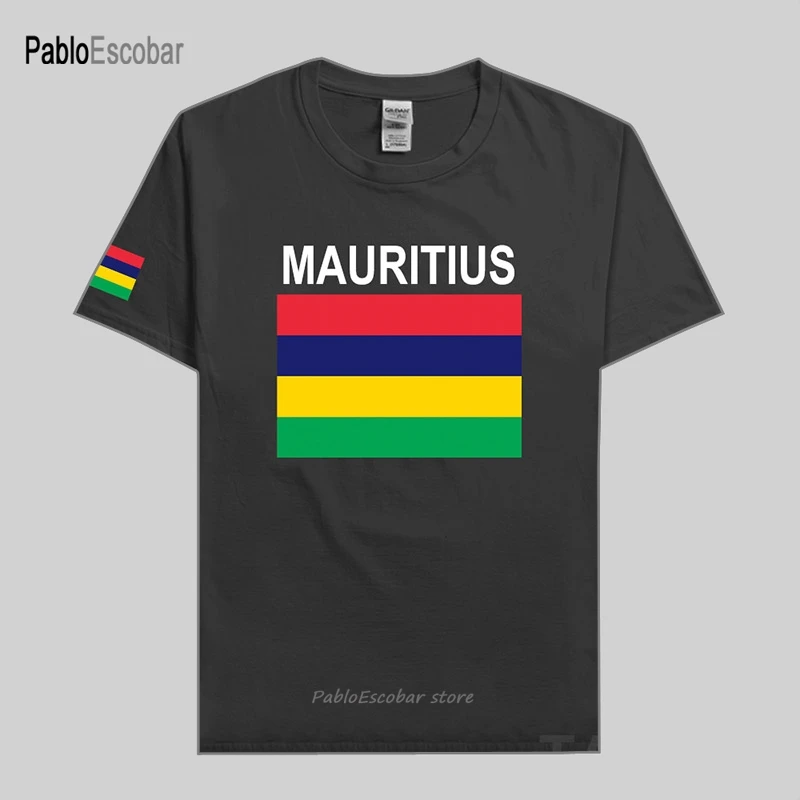 Mauritius mężczyźni t koszula koszulki naród tshirt bawełniana koszulka  odzież koszulki kraj sportowy MUS Maurice Moris Mauritian - AliExpress  Odzież męska
