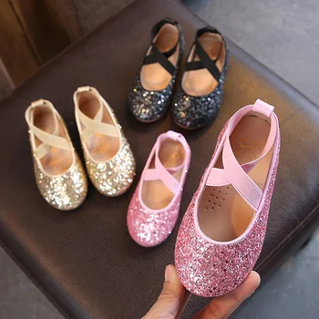 childrens gold glitter shoes