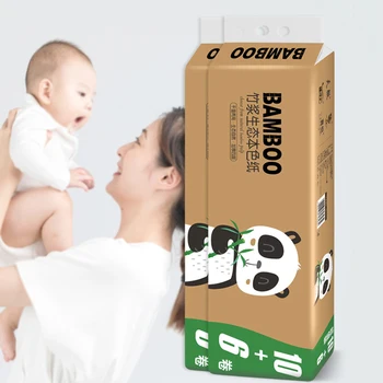 

16 Rolls Bathroom Toilet Papers Primary Bamboo Pulp Toilet Paper Kitchen Tissue Tissue Bathroom Accessoris Supplies Household