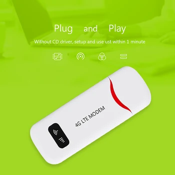 

Portable 4G LTE USB Wireless Network Card Network Dongle Adapter 100Mbps General Equipment Modem WiFi Wireless Router