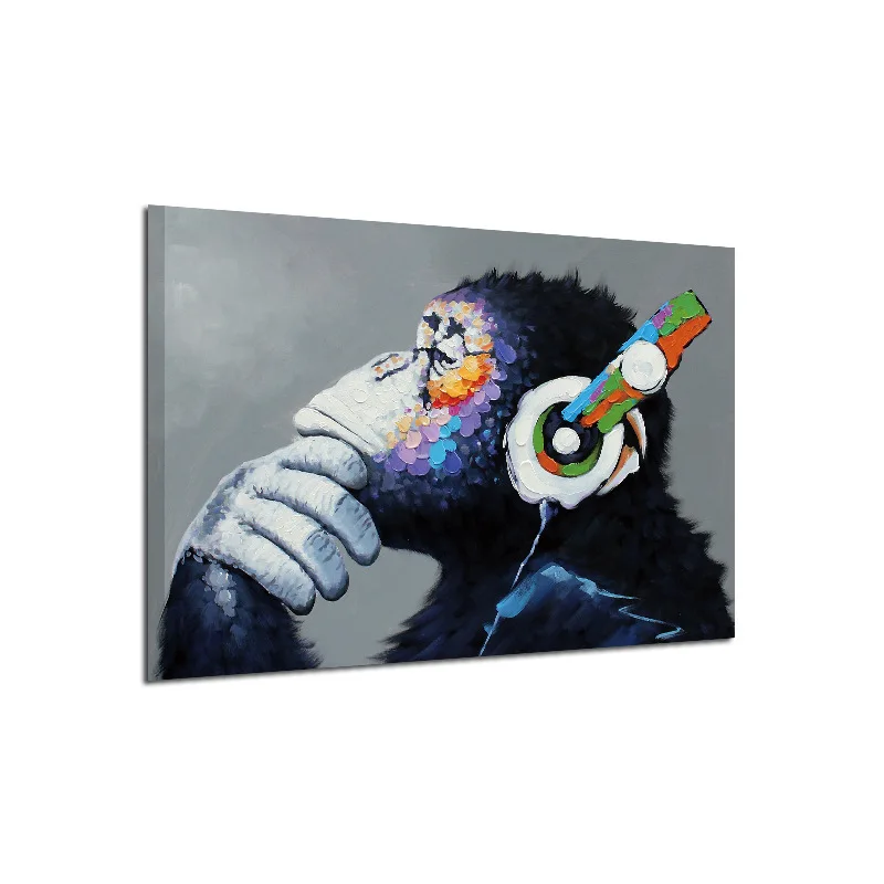 

Manufacturers Decorative Painting Frame Painting Colorful Music Gorilla Computer Airbrush Painting AliExpress Amazon Wish Painti