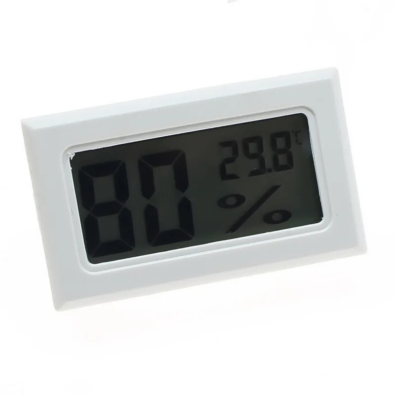 1 шт. Мини цифровой ЖК-дисплей Крытый удобный датчик температуры измеритель влажности термометр гигрометр портативный датчик - Цвет: B