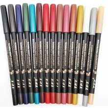 1pc Colorful Nude Glitter Eyeshadow Eyeliner Pen 15 Colors Multifunctional Eye Makeup Cosmetic Maquillaje*