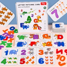 Jouets éducatifs Montessori Happy Pro pour enfants, jouet éducatif en bois, autocollant de comptage des nombres, cadeau de Cognition