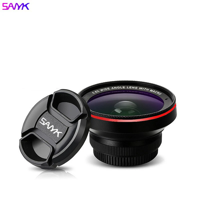 

SANYK HD Mobile Phone Lens 0.6x Wide Angle Lens 15x Macro Lens for Phone Multi-layer Coated Optical Glass Lenses For Smartphone