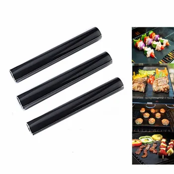 

Grill Mat 40X33CM Non Stick Teflon Grill Mat Oven Grill Foil Barbecue Liner Reusable Mat BBQ Accessories BBQ Tools