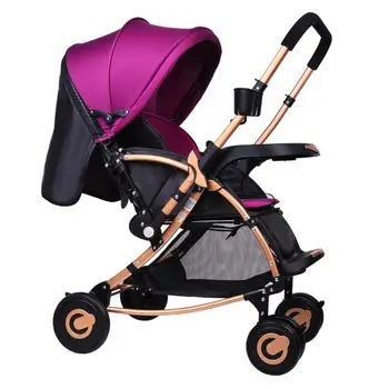 

Baby Stroller High View Pram Landscape Baby Carriage 360 Rotation Travel System 0-3 Y Lightweight Baby Strollers