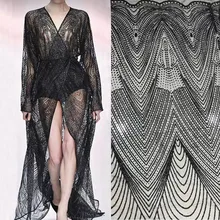 Уникальный приклеены ткань с блестящим кружевом BZL-8.1521 высокое качество Блестящий тюль кружевная ткань в африканском стиле