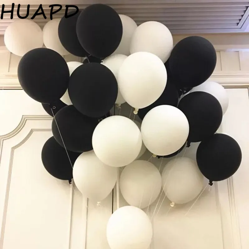 

30pcs/lot 2.8g Pearl Black White Silver Latex Balloons Birthday Wedding Party Decorations Air Helium balloons Kids Gifts baloons