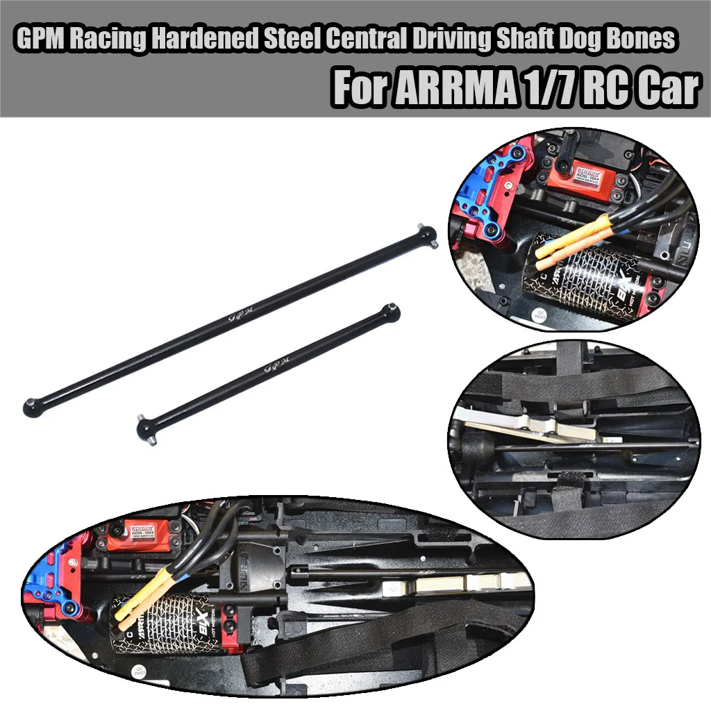 Кости для собак GPM Racing центральный вал из закаленной стали ARRMA 1/7 Радиоуправляемый