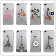 Romantic Paris Eiffel Tower Phone Case Cover for iPhone 11 Pro Max 7 6 6s 8 Plus 5S SE X XR XS Max Soft TPU Fundas Coque