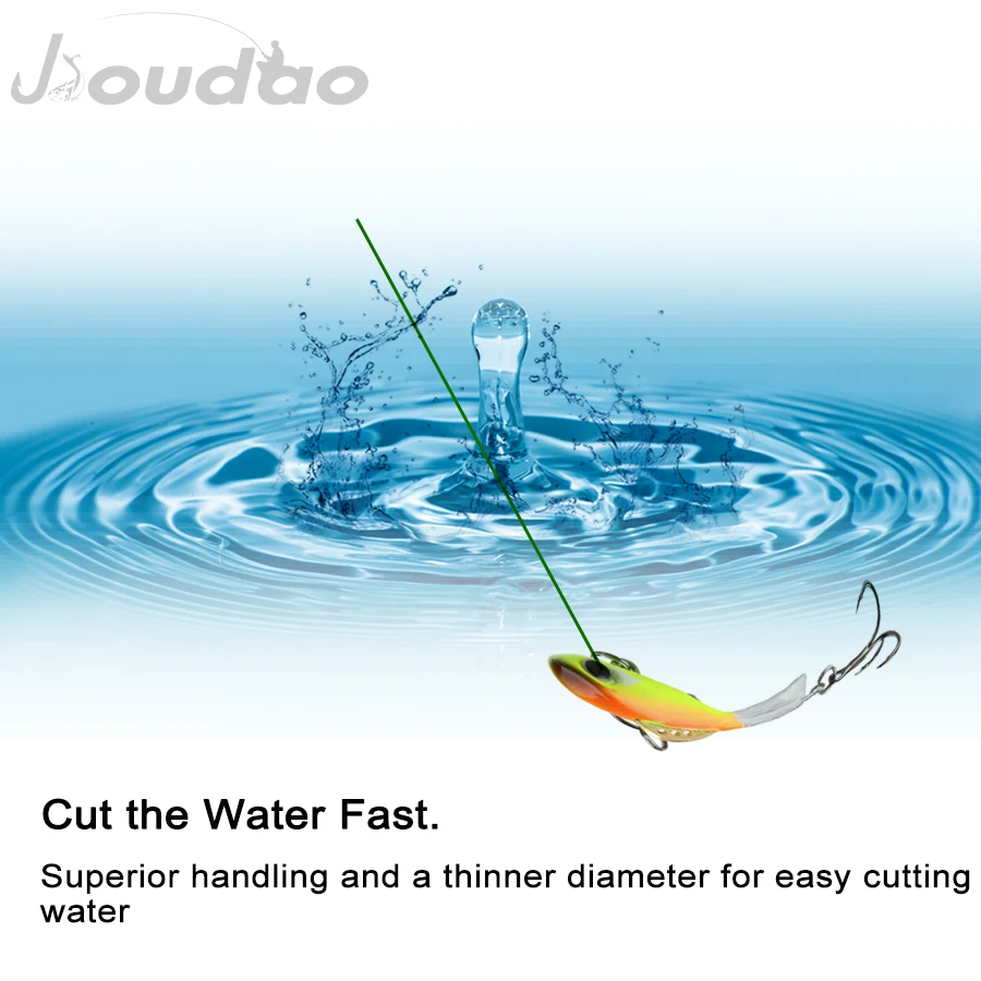 Jioudao 1000M/1500M PE Braided Wire Fishing Line 4 Strands 0.13mm-0.6mm 10LB-100LB Japan Strong Multifilament Fiber Fishing Line