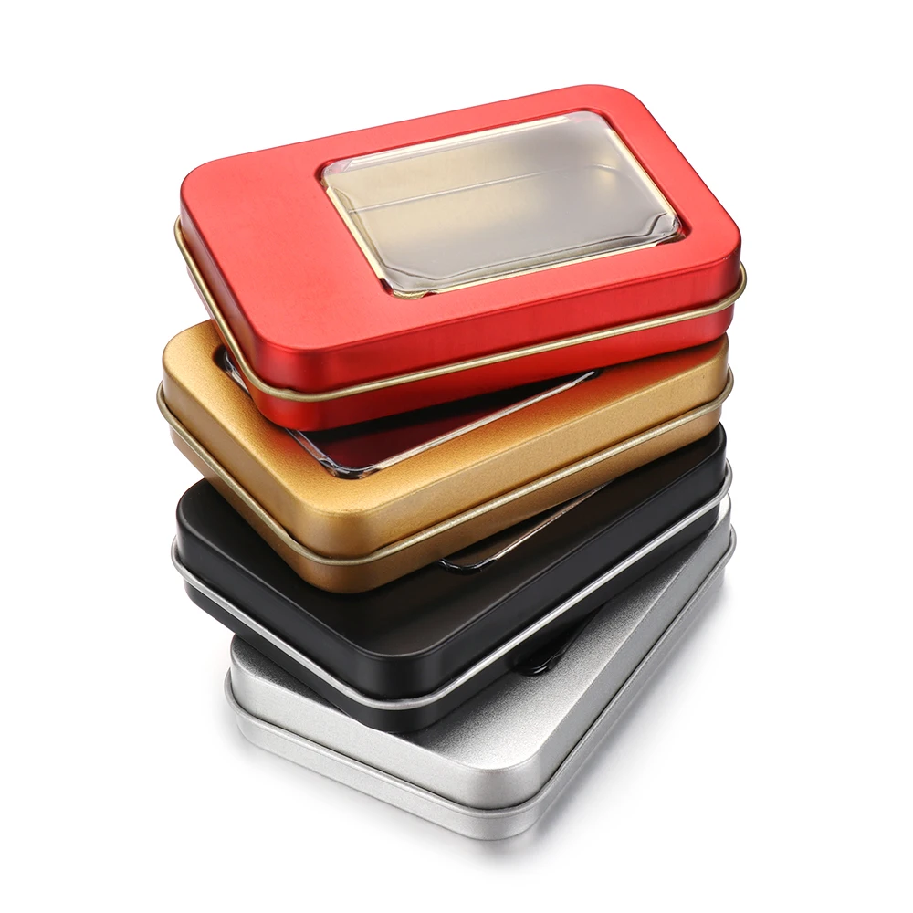 rectangular metal containers