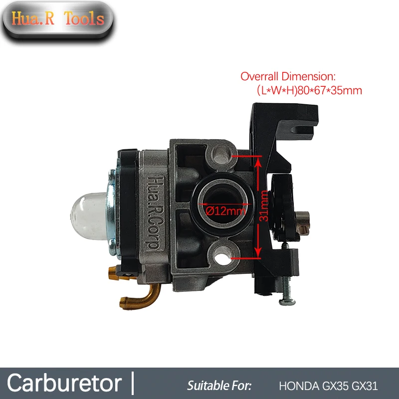 Kit carburatore per decespugliatori Honda GX35 GX25 Serie Tosaerba, Generatori con Ricambi Essenziali