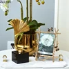 6/7 Inch Nordic Vintage Metal Butterfly Photo Frame Family Portrait Nightstand Desktop Square Golden Picture Frames Home Decor ► Photo 2/6