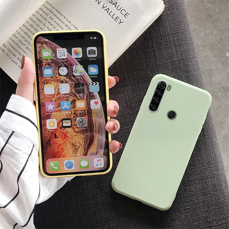 Модный чехол карамельных цветов для Xiaomi Redmi Note 8 7 6 5 Pro 4 4X 3 4A 5A 6A 7A 8A GO S2 K20 мягкий