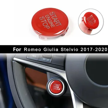 

For Giulia Cover Trim Car Start Engine Red For Remeo High Quality New Durable
