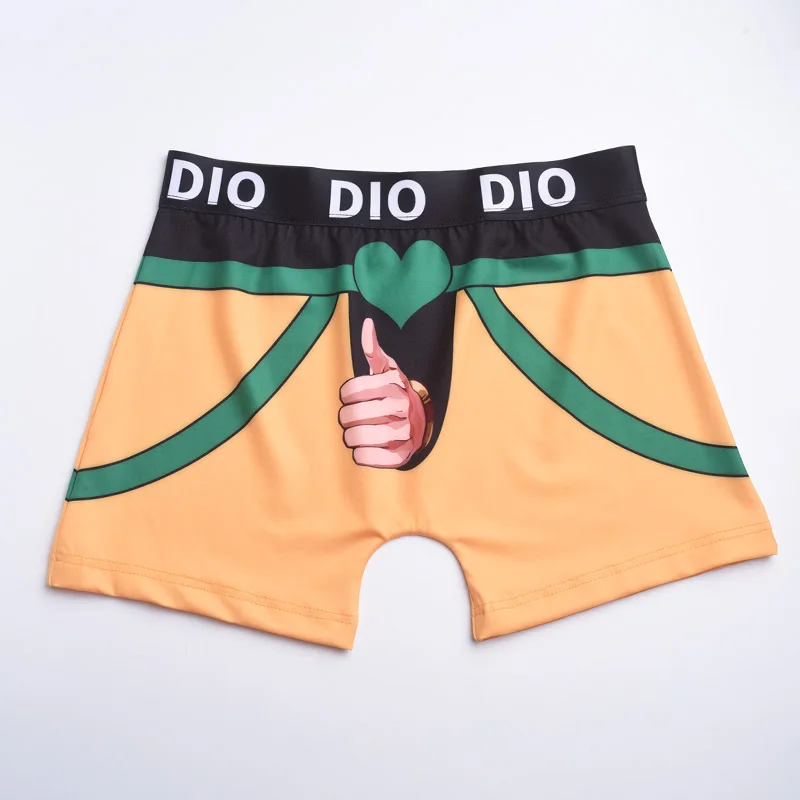 Аниме JoJo's Bizarre Adventure DIO BRANDO Косплей модное мужское нижнее белье трусы Боксеры