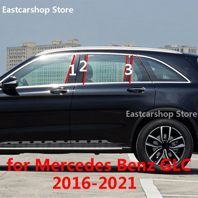 Für 2016 2017 2018 2019 2020 2021 Mercedes GLC X253 ABS Chrom Auto Hinten  Nebel Licht Lampe Abdeckung Borte - AliExpress
