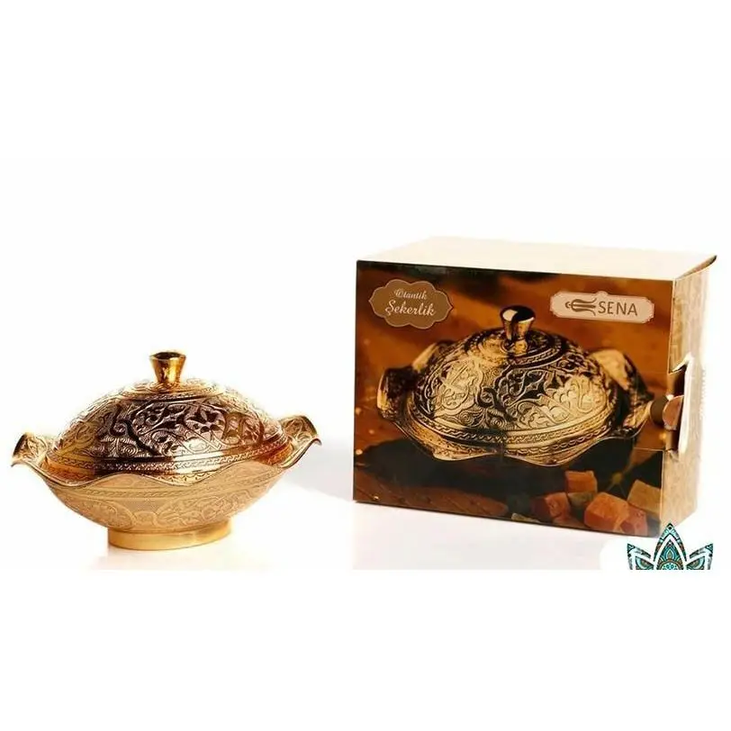 Арабский османский Morroccon классный сахарница Copperplate аутентичный подарок