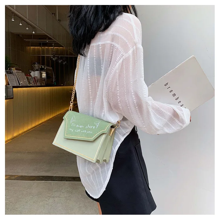 

Chain small bag fairy female temperament child small square bag casual bag shopping package