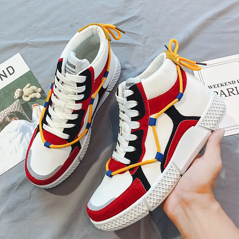 

MEN'S SHOES 2019 Autumn And Winter Stylish Sneaker Men New Style Korean-style zhong gao bang Anti-slip Extra High Students Men's