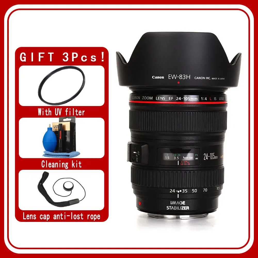 Объектив Canon EF 24-105 мм f/4L IS USM для | Электроника