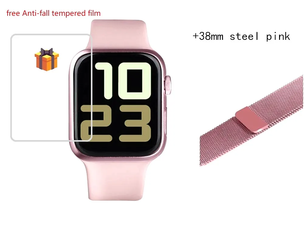 P20 Смарт часы IP68 водонепроницаемый плавательный 38 мм Браслет Сенсорный сердечный ритм кровяное давление smartwatch для Android IOS - Цвет: 4