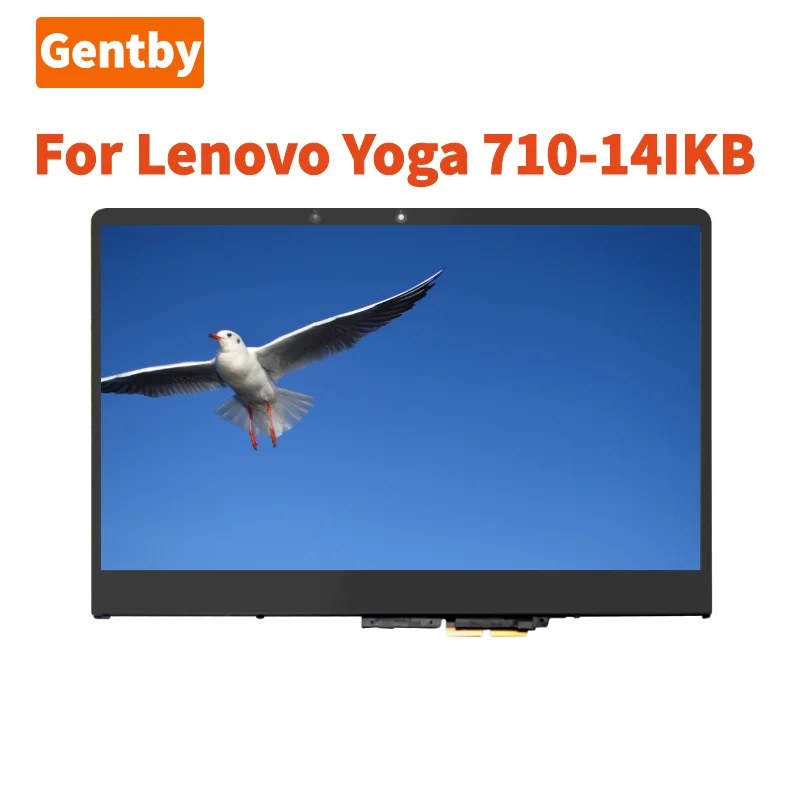 Новый ноутбук YOGA 710 14IKB сенсорный ЖК-экран в сборе для Lenovo yoga 14ikb 14-дюймовый FHD