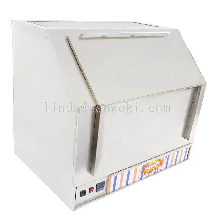 Commerical popcorn warming showcase popcorn nachos Display Warmer cabinet Popcorn Insulation Cabinet Popcorn heater machine 3