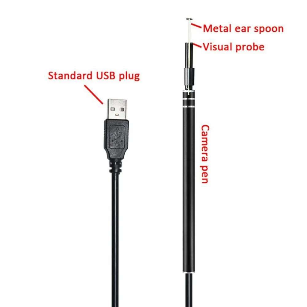 USB инструмент для чистки ушей HD визуальный инструмент для чистки ушей многофункциональная Ушная палочка с мини-камерой ручка уход за ушками в ухо Чистка эндоскоп
