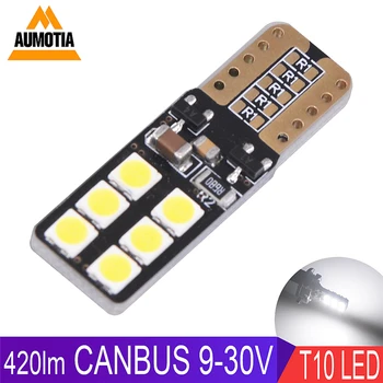 

2pcs Car T10 LED 194 W5W CANBUS 420lm 12 LED 501 3030 SMD Auto Turn Side License Plate Light Marker Lamp 9-30V