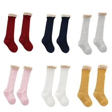 Г. Детские носки принцессы для девочек детские гольфы с кружевом, Детские гетры, хлопковые весенние Стильные