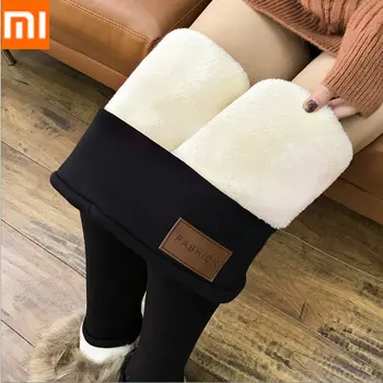 

Xiaomi Mijia Winter Warm Leggings for Women Lamb Cashmere Leggins Plus Velvet Thicken Warmer Pants High Waist Skinny Trousers