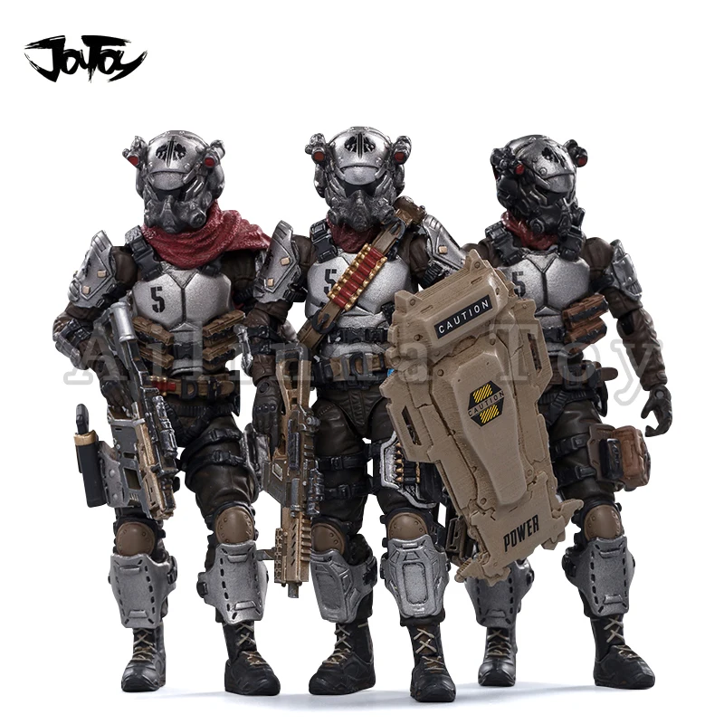 Экшн фигурка JOYTOY 1/18 3 75 (3 шт./компл.) коллекционная аниме модель скелетных войск к чёрной пятой компании