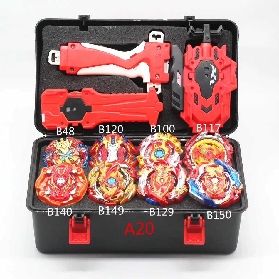 Beyblade Burst B-150 Bey Blade игрушка из металла Funsion Bayblade набор коробка для хранения с ручкой пусковая пластиковая коробка игрушки Рождественский подарок