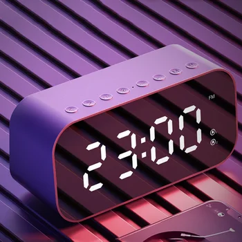 

Metal alarm clock M3 wireless Bluetooth sound speaker home mini small audio outdoor alarm clock