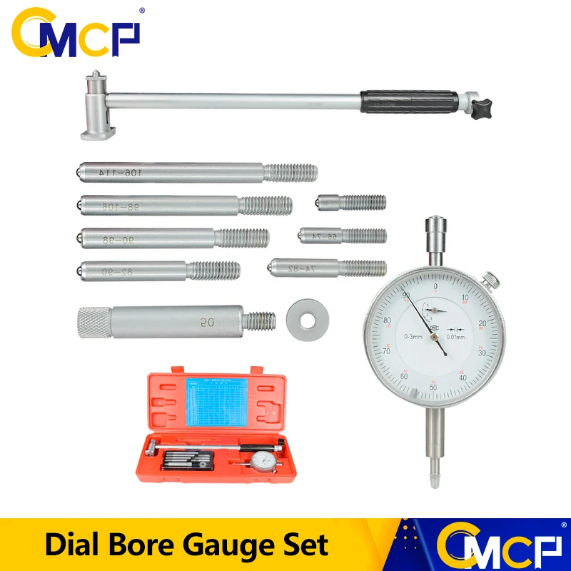 

CMCP Dial Bore Gauge 18-35 35-50 50-160mm 0.01mm Engine Cylinder Indicator Measuring Gauge Dial Indicator Precision Measuring