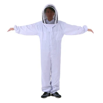 

PPE Suit Anti Bite Safety Clothing Work Outdoor Protective Suit Veil Hood Hat Clothes Beekeeping Beekeepers Equipment
